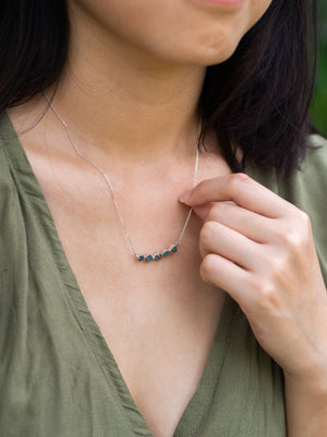 Rough Kornerupine Necklace - Gardens of the Sun | Ethical Jewelry