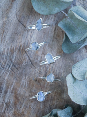 Rough Moonstone Ring - Gardens of the Sun | Ethical Jewelry