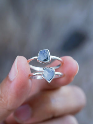 Rough Moonstone Ring - Gardens of the Sun | Ethical Jewelry