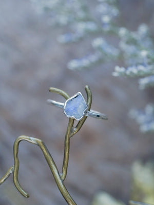 Rough Moonstone Ring - Gardens of the Sun | Ethical Jewelry