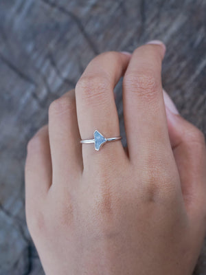 Rough Moonstone Ring - Gardens of the Sun | Ethical Jewelry