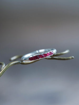 Rough Spinel Ring with Hidden Gems