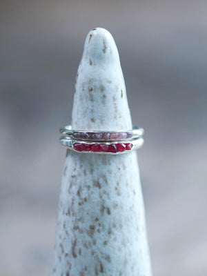 Rough Spinel Ring with Hidden Gems
