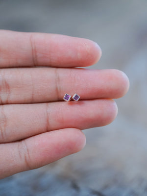 Ruby Earrings - Gardens of the Sun | Ethical Jewelry