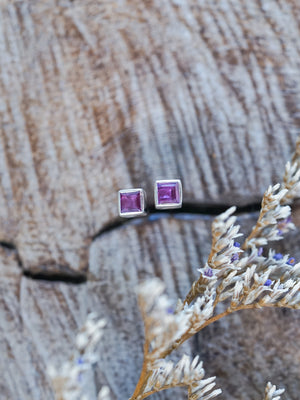 Ruby Earrings - Gardens of the Sun | Ethical Jewelry