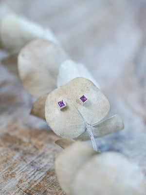 Ruby Earrings - Gardens of the Sun | Ethical Jewelry