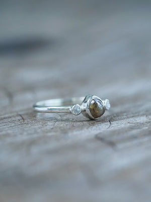 Raw Diamond Ring - Gardens of the Sun | Ethical Jewelry