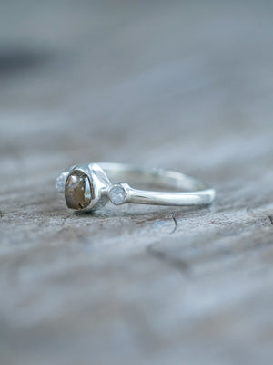 Raw Diamond Ring - Gardens of the Sun | Ethical Jewelry