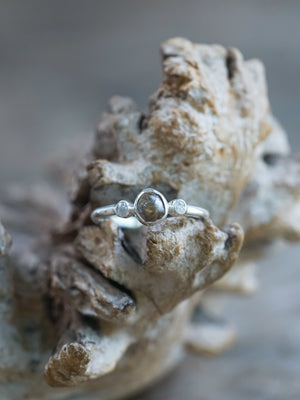 Raw Diamond Ring - Gardens of the Sun | Ethical Jewelry