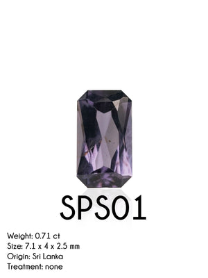 Custom Spinel Ring or Necklace in Silver