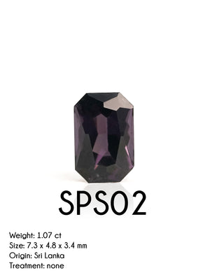 Custom Spinel Ring or Necklace in Silver