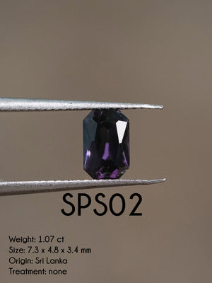 Custom Spinel Ring or Necklace in Silver