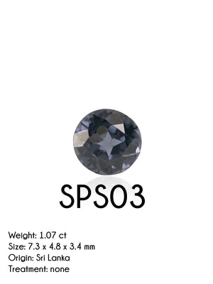 Custom Spinel Ring or Necklace in Silver