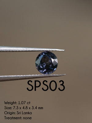 Custom Spinel Ring or Necklace in Silver