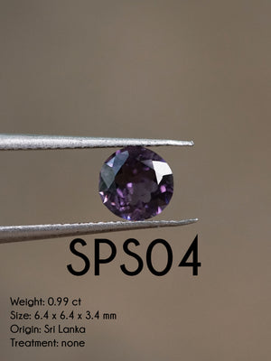 Custom Spinel Ring or Necklace in Silver