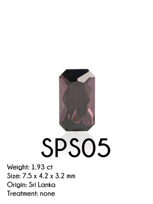 Custom Spinel Ring or Necklace in Silver