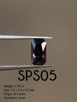 Custom Spinel Ring or Necklace in Silver