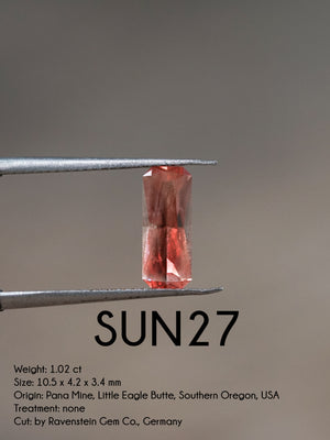 Custom Oregon Sunstone Ring in Gold