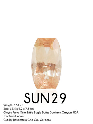 Custom Oregon Sunstone Ring in Gold