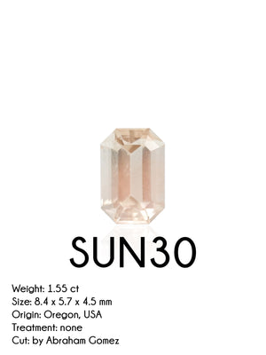 Custom Oregon Sunstone Ring in Gold