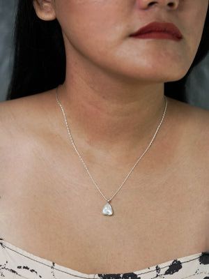 Silver Freshwater Pearl Necklace