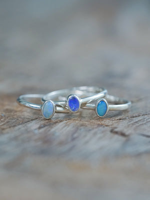 Small Opal Rings