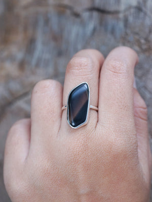 Smoky Quartz Ring in Sterling Silver