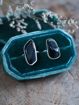 Smoky Quartz Rings in Silver