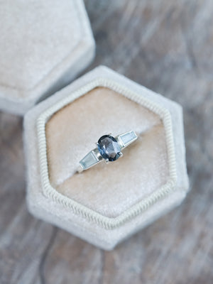 Spinel and Aquamarine Ring