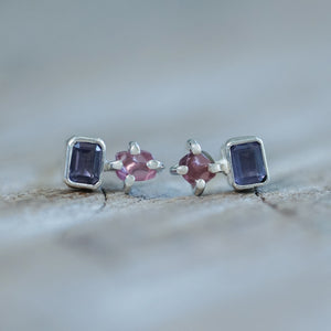 Double Spinel Earrings - Gardens of the Sun | Ethical Jewelry
