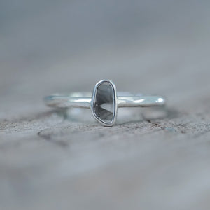 Marble Diamond Slice Ring in Silver - Gardens of the Sun | Ethical Jewelry