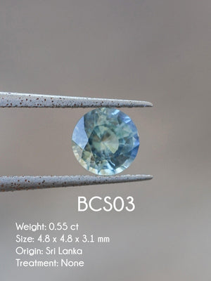 Custom Bicolor Sapphire Ring in Gold - Gardens of the Sun | Ethical Jewelry