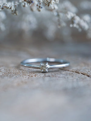 Tiny Diamond Ring