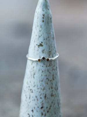 Tourmaline Crown Ring