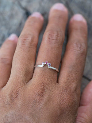 Tourmaline Crown Ring