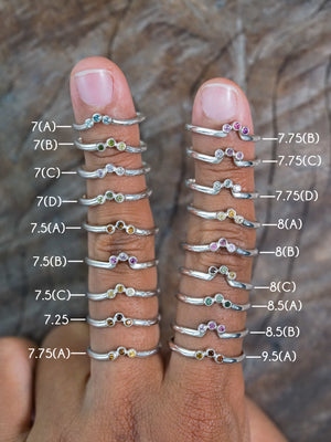 Tourmaline Crown Ring