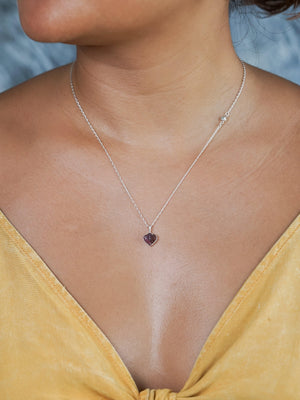 Tourmaline Leaf Necklace - Gardens of the Sun | Ethical Jewelry