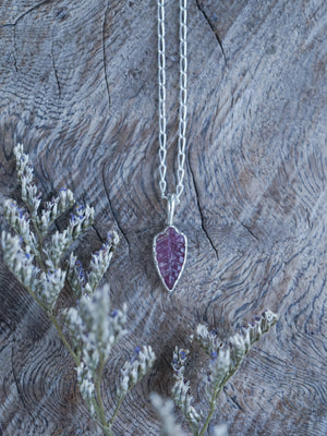 Tourmaline Leaf Necklace - Gardens of the Sun | Ethical Jewelry