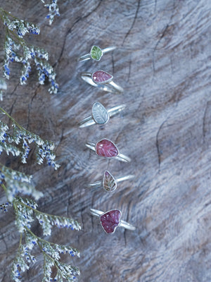 Tourmaline Leaf Ring - Gardens of the Sun | Ethical Jewelry