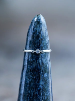 Triple Rainbow Moonstone Ring - Gardens of the Sun | Ethical Jewelry