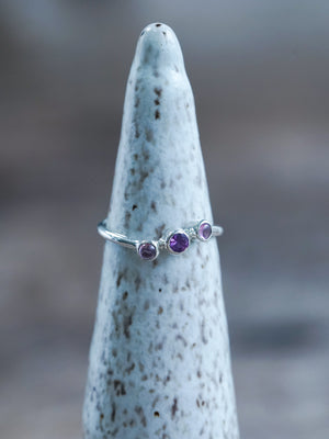 Pink Sapphire and Tourmaline Ring - Gardens of the Sun | Ethical Jewelry