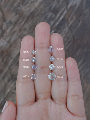 Custom White Sapphire Ring in Gold