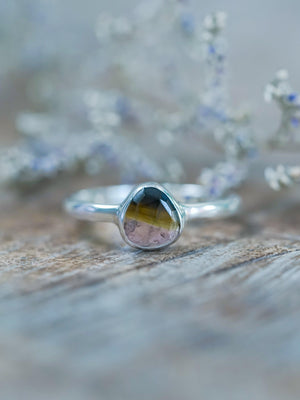 Watermelon Tourmaline Ring - Gardens of the Sun | Ethical Jewelry