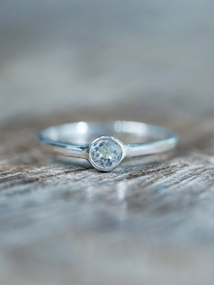 White Topaz Ring - Gardens of the Sun | Ethical Jewelry
