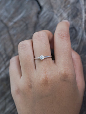 White Topaz Ring - Gardens of the Sun | Ethical Jewelry