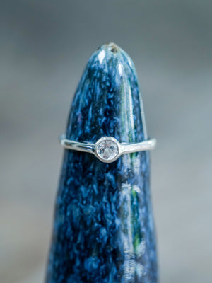 White Topaz Ring - Gardens of the Sun | Ethical Jewelry