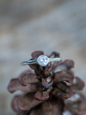 White Topaz Ring - Gardens of the Sun | Ethical Jewelry