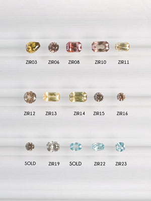 Custom Zircon Ring in Gold