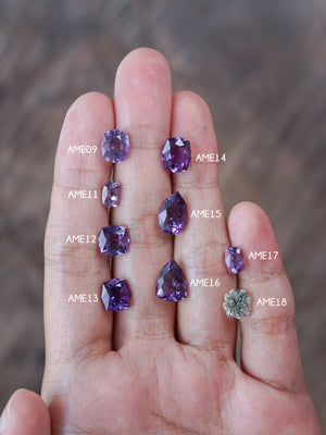 Custom Amethyst Ring in Gold