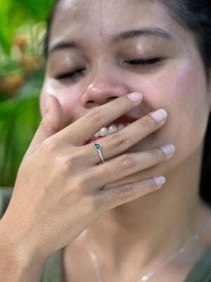 Blue Diamond Slice Ring - Gardens of the Sun | Ethical Jewelry